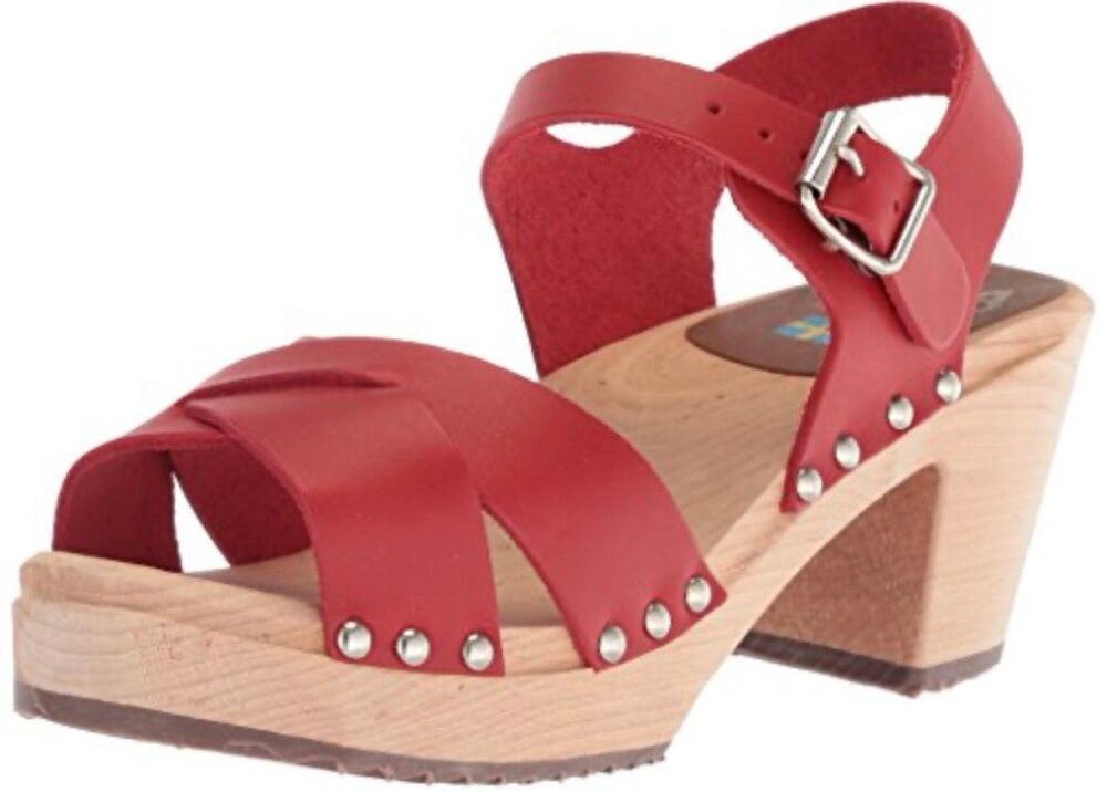 Mia Gertrude platform leather clogs size 36/6